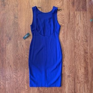 LIKE A LADY ROYAL BLUE BACKLESS MIDI DRESS